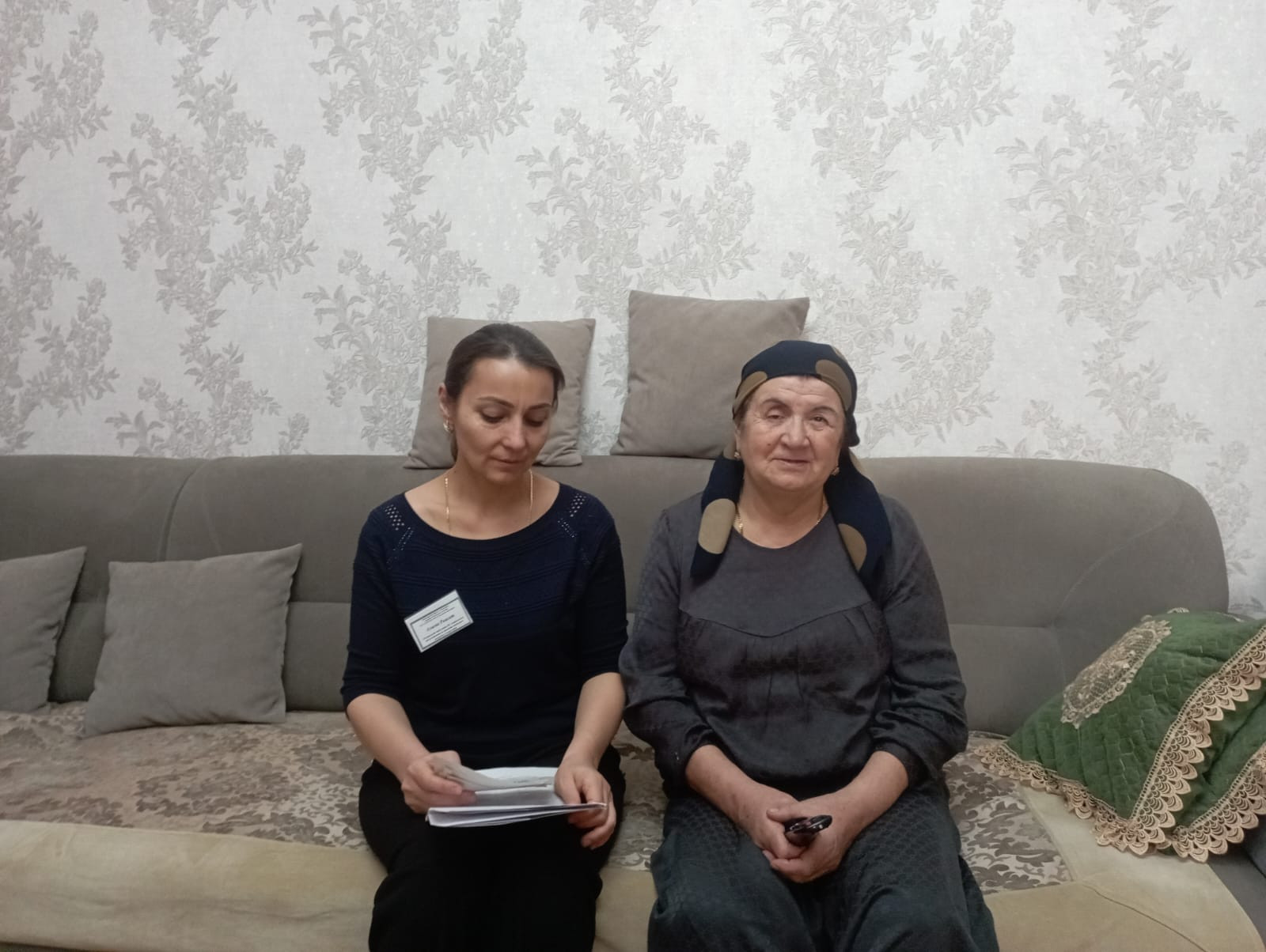 Рабочие будни специалистов Центра в рамках регулярного обхода подопечных соцработников.